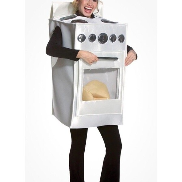 Adult Bun in the Oven Costume Used Once Halloween One Size Rasta Imposta - Picture 1 of 8